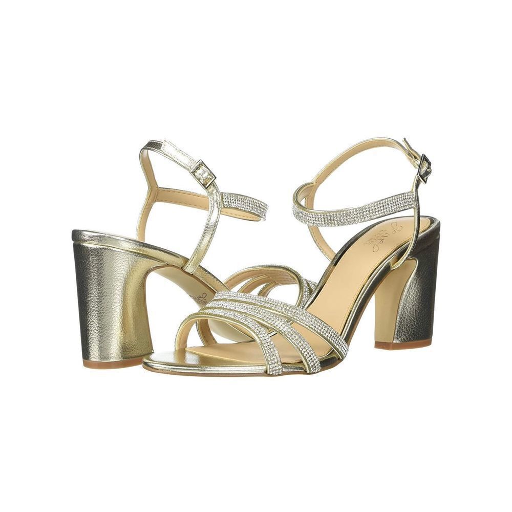 NWOB Jewel Badgley Mischka Women's Brighton Heeled Sandal Sz 5.5